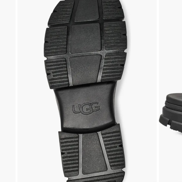 UGG Ashton Lug Sandal in Black (size 8.5) - Picture 3 of 8